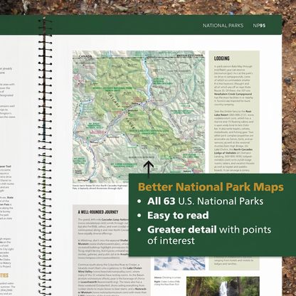Road Atlas & National Park Guide 2027: United States, Canada, Mexico