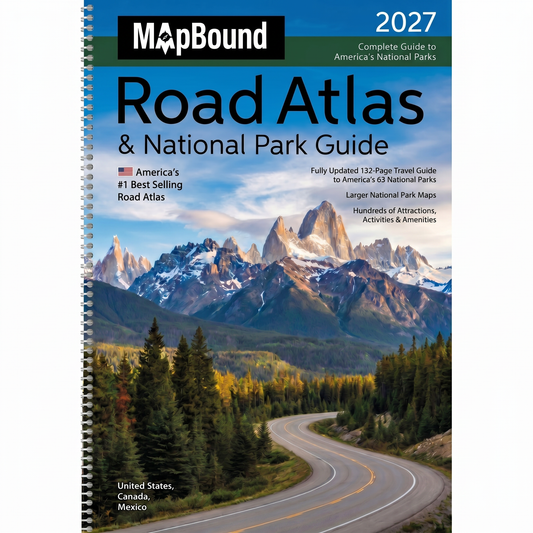 Road Atlas & National Park Guide 2027: United States, Canada, Mexico